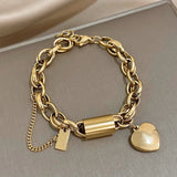 Chunky Comfort Heart Bracelet