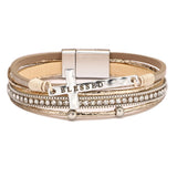 Boho Southwestern Cross Bracelet