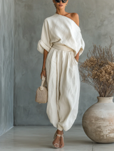 Ariadna™ - Two-Piece Set with Off-the-Shoulder Design