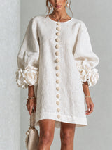 Rosalie - Button-Down Mini Dress