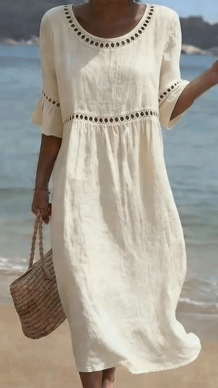 Amara™ - Elegant Belly-Hiding Midi Dress