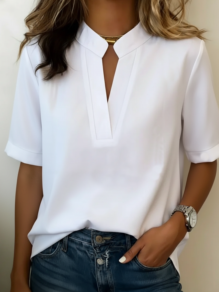 Sherie - Chic V-Neck Blouse