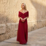 Harper - Elegant Red Dress