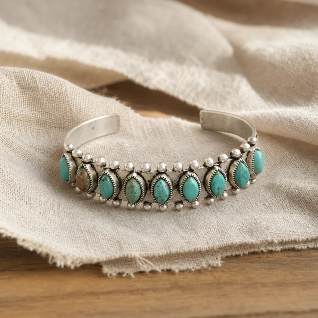Luxe Turquoise Stone Bracelet