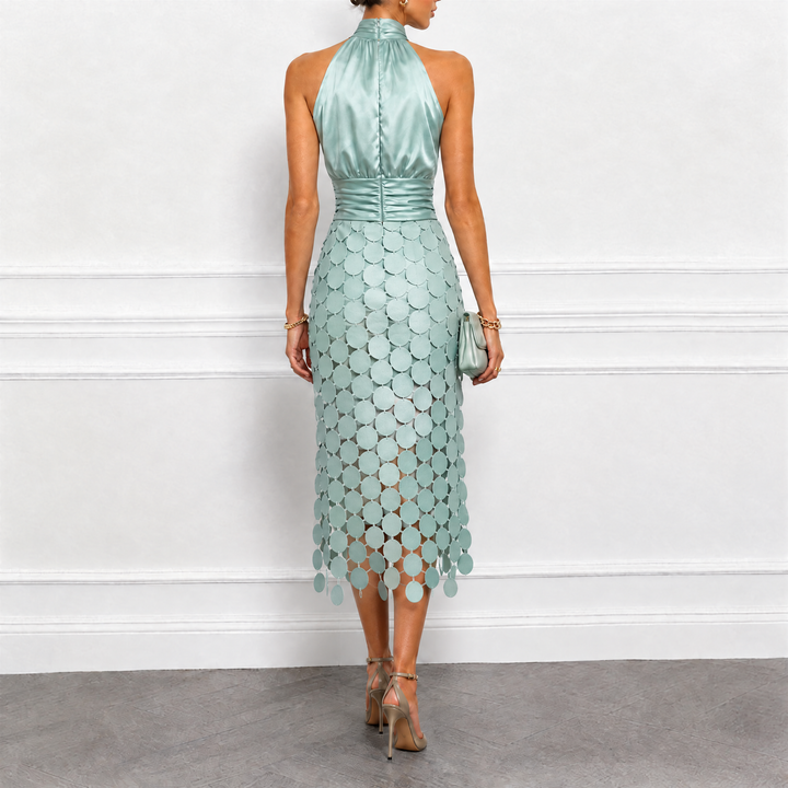 Celenne - Elegant Midi Dress For Ceremonies