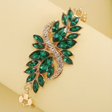 Green Floral Style Bracelet