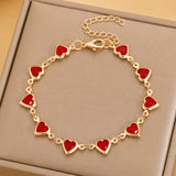 Ophelyra Garnetelle Gold Bracelet