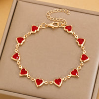 Ophelyra Garnetelle Gold Bracelet