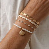 Golden Tide Crystal Bracelet Set