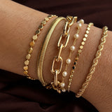 Prestige Gold Bracelet Stack