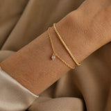 Layered Charm Chain Bracelet
