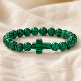 Sacred Bead Cross Bracelet