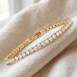 Premium Gold Tennis Bracelet