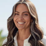Australian woman customer avatar, brunette around 50